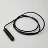 Black Extension Audiometer Cable with Plug