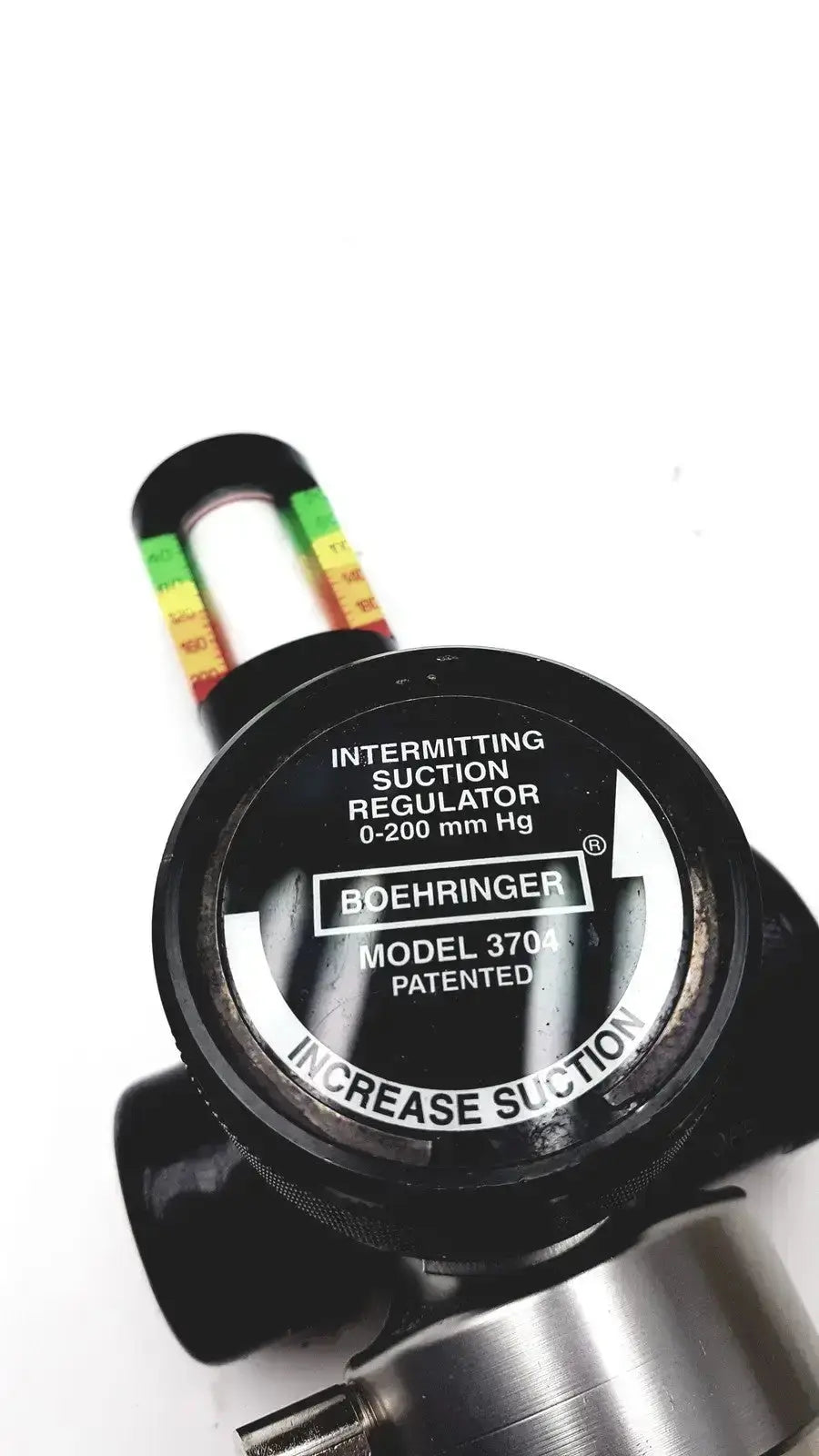 Boehringer Laboratories Boehringer 3704 Platinum Series Intermitting Suctiion Regulator (0-200mm) Suction Regulator, as-is (for parts) product photo 7