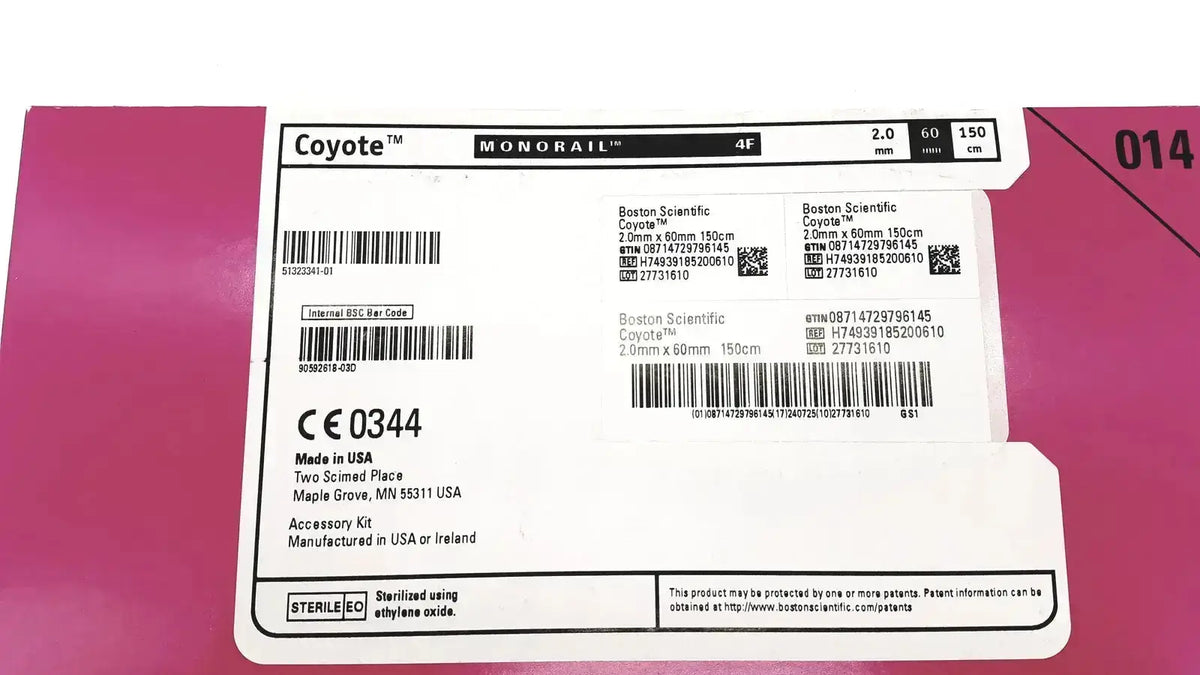Boston Scientific PTA Ballom Dilatation Cattheter Ref: H7493918520061 PTA Balloon Dilatation Catheter, second-hand product photo 10
