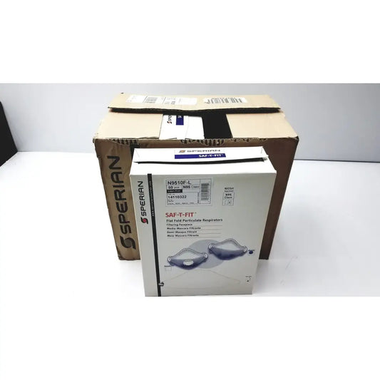 Reuse Medical Boxes Sperian 14110322 SAF-T-FIT N9510F Flat Fold Respirators Respirator Masks, second-hand product photo 1