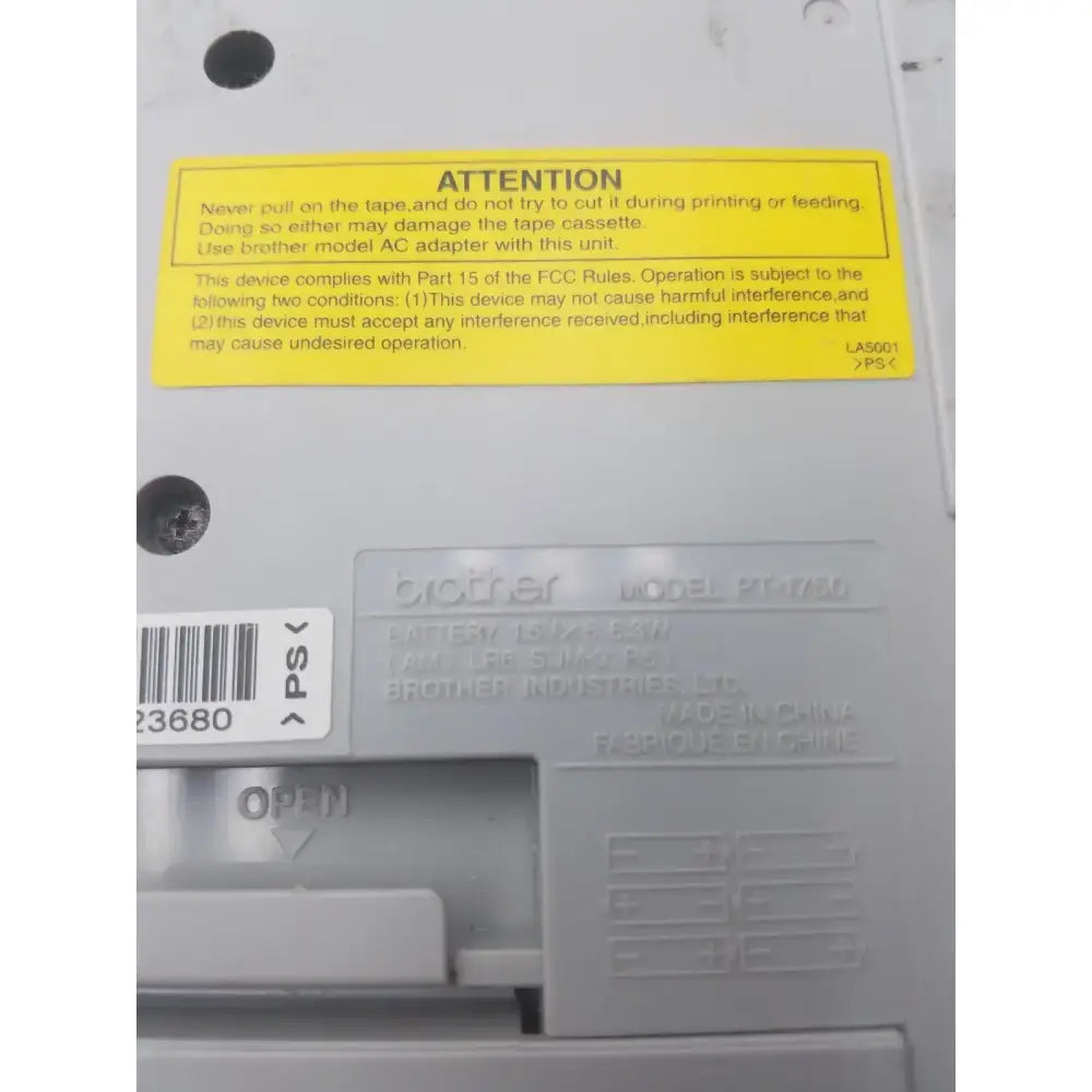 Brother P-Touch PT-1750 Label Thermal Printer Thermal Label Printer, second-hand product photo 6