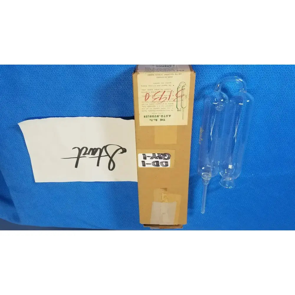 Burrell Francis Auto Bubbler, Pyrex Glass, Laboratory Chemistry Equipment Laboratory Glassware, second-hand product photo 5