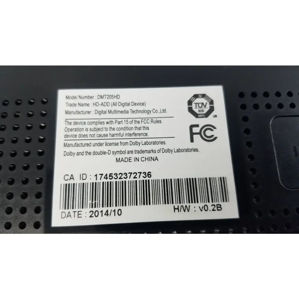 Cable One DMT205HD TV Digital Box TV Digital Box, second-hand product photo 8