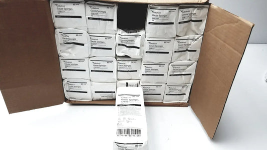 Reuse Medical Cardinal Health Curity Gauze Sponges 2556G, (Case Of 20) Bandages, Gauze & Dressings, second-hand product photo 1