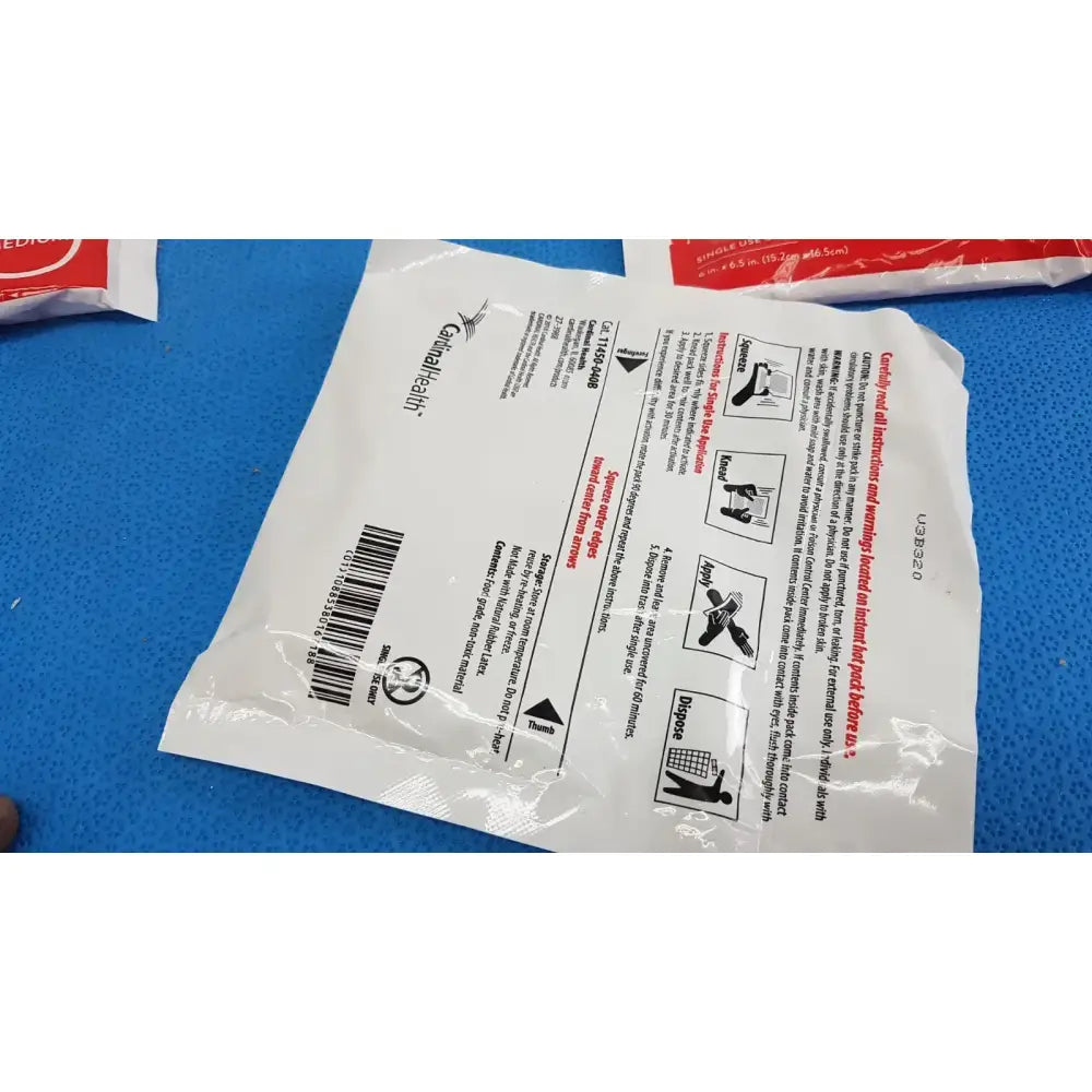 Cardinal Health Instant Hot Pack 6" x 9" – Lot of 8 Instant Hot Pack, new product photo 9
