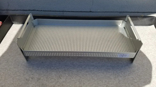 Reuse Medical Case Medical Perforated Basket Aluminum Sterilization Insert Tray Sterilization Trays & Cases, second-hand product photo 1