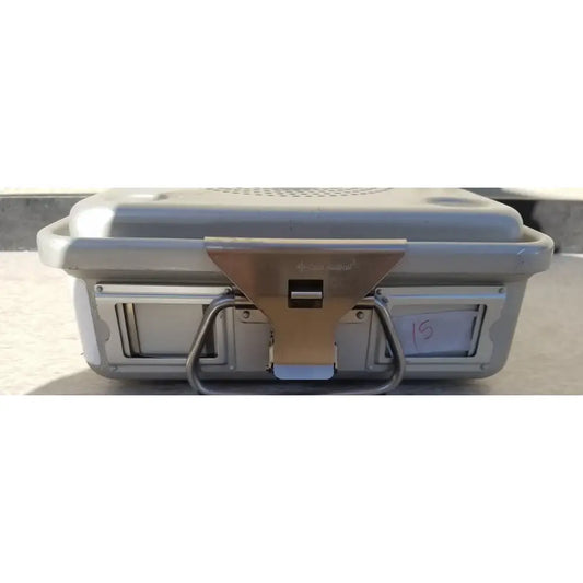 Reuse Medical Case Medical Sterilization Container Half Size Lid Sterilization Trays & Cases, second-hand product photo 1