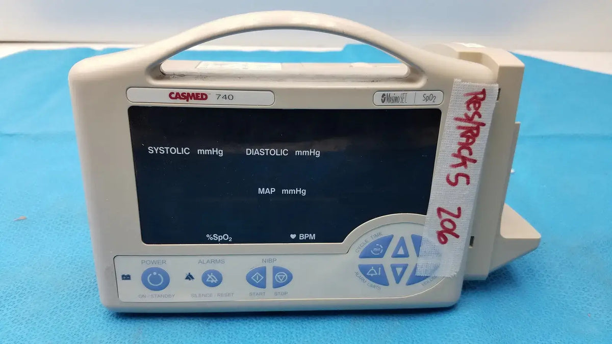 Reuse Medical CasMed 740 Patient Vital Sign Monitor 740-3MS Patient Monitors, second-hand product photo 1
