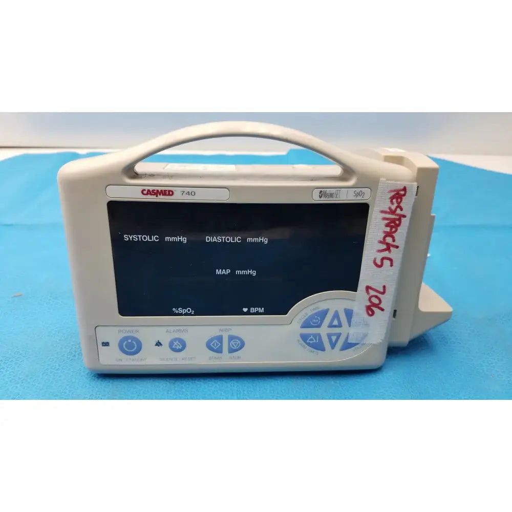 Reuse Medical CasMed 740 Patient Vital Sign Monitor 740-3MS Patient Monitors, second-hand product photo 1