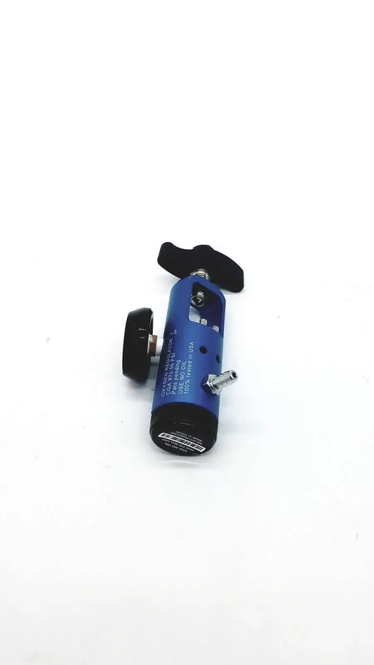 Chad Therapeutics CGA 870 Oxygen Regulator Regulator Gauge & Clamp O2 3000 PSI Oxygen Regulator, as-is (for parts) product photo 2