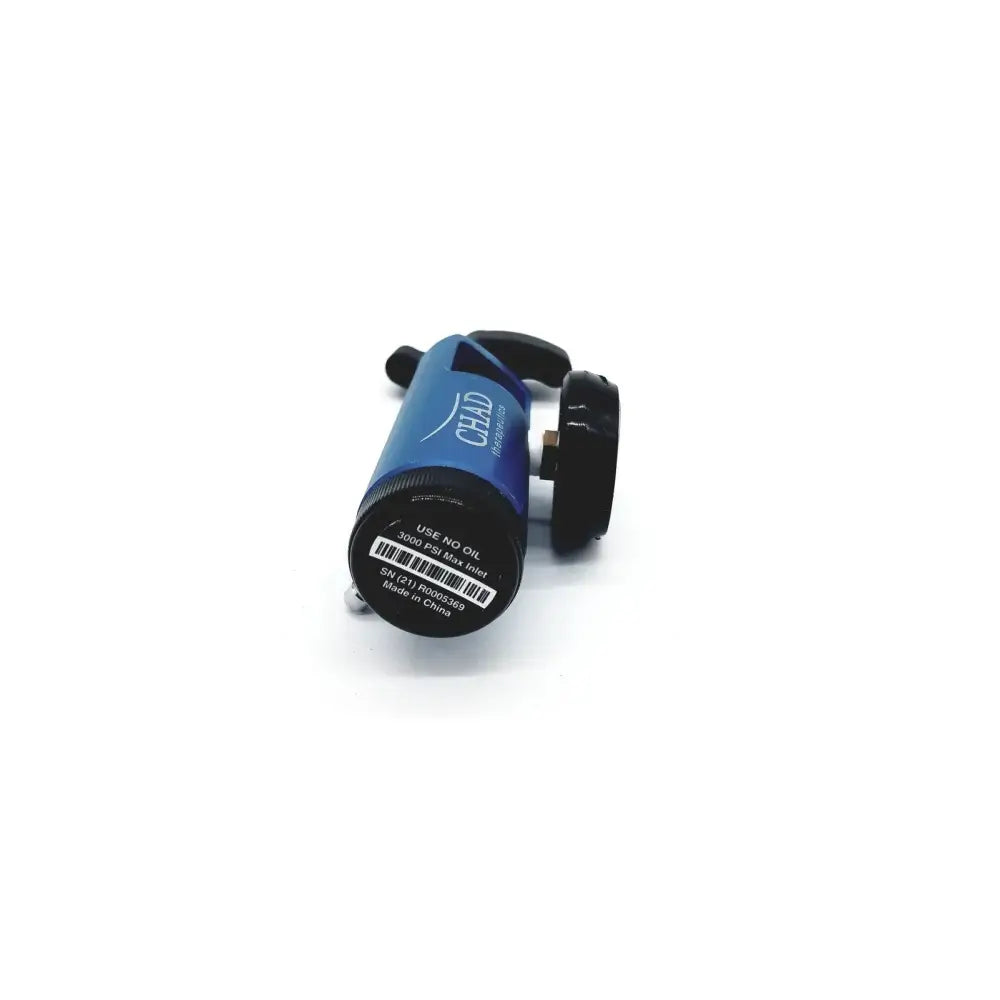 Chad Therapeutics CGA 870 Oxygen Regulator Regulator Gauge & Clamp O2 3000 PSI Oxygen Regulator, as-is (for parts) product photo 3