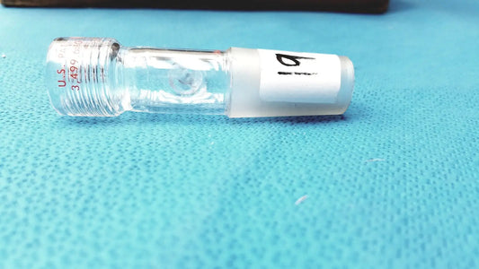 Chemglass Universal Inlet Adapter w/ Chem-Thread & Hose Barb – Lab Use Laboratory Glassware Adapter, second-hand product photo 2