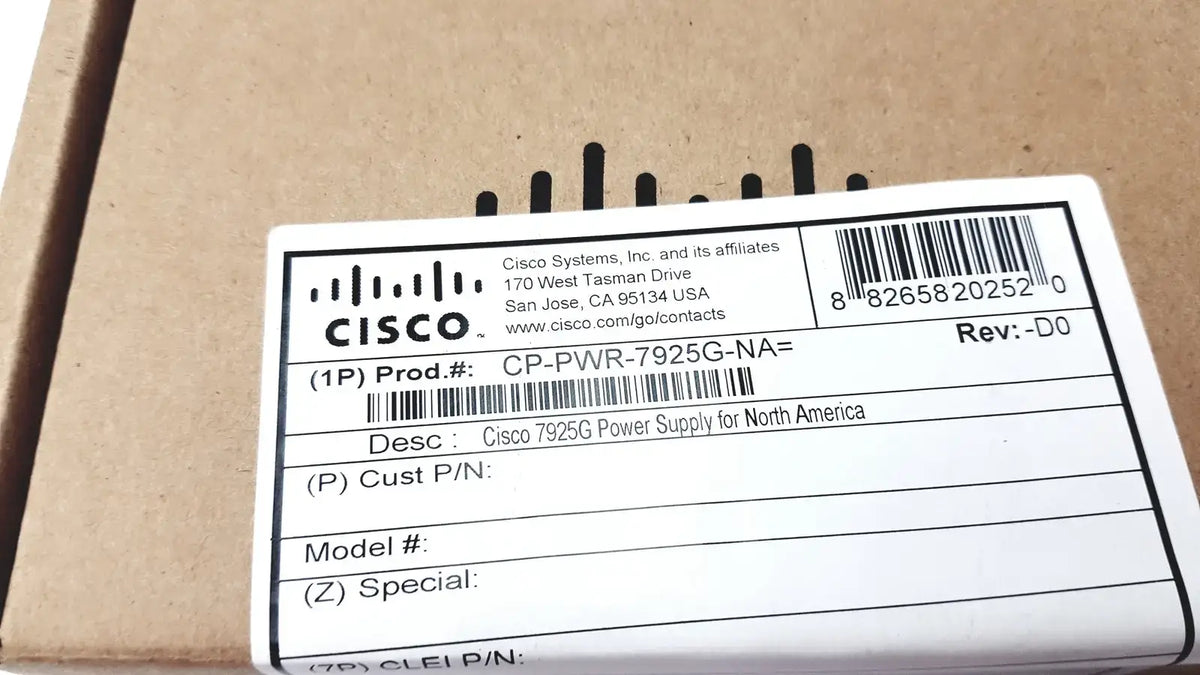 Reuse Medical Cisco CP-PWR-7925G-NA AC Power Supply Adapter 7925G For IP Phone 74-8588-01 VoIP Business Phones/IP PBX, second-hand product photo 1