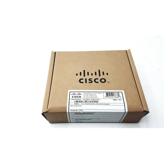 Reuse Medical Cisco CS-MIC-TABLE-E Table Microphone With Euroblock Plug Spare Conference Equipment, second-hand product photo 1
