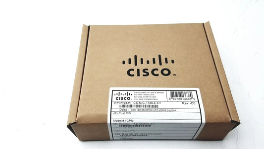 Reuse Medical Cisco CS-MIC-TABLE-E Table Microphone With Euroblock Plug Spare Conference Equipment, second-hand product photo 1