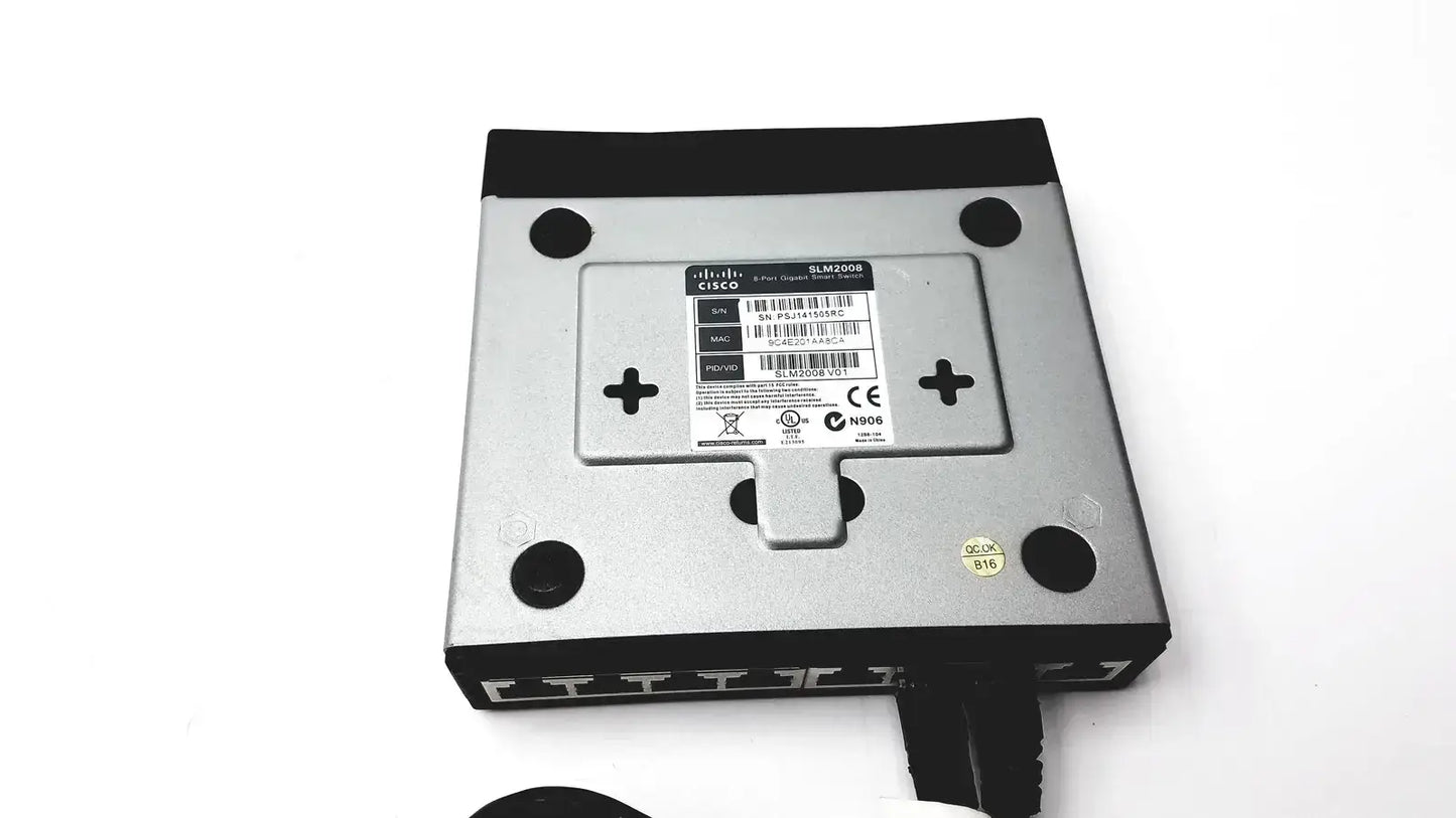 CISCO SLM2008 8-Port Gigabit 10/100/1000 Smart Switch PD Network Switch, as-is (for parts) product photo 10