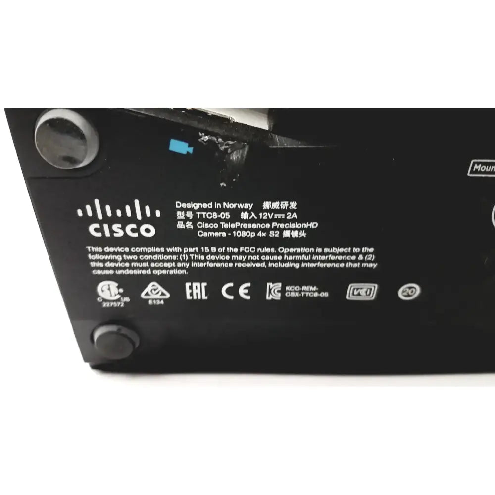 Cisco Telepresence TTC8-05 Precision HD 1080p Camera - Untested Telepresence Camera, as-is (for parts) product photo 13