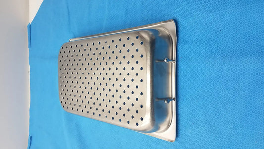 Unbranded Commercial Perforated Stainless Steel Steam Tray Chafing Pan Insert Stainless Steel Steam Tray Insert, second-hand product photo 2