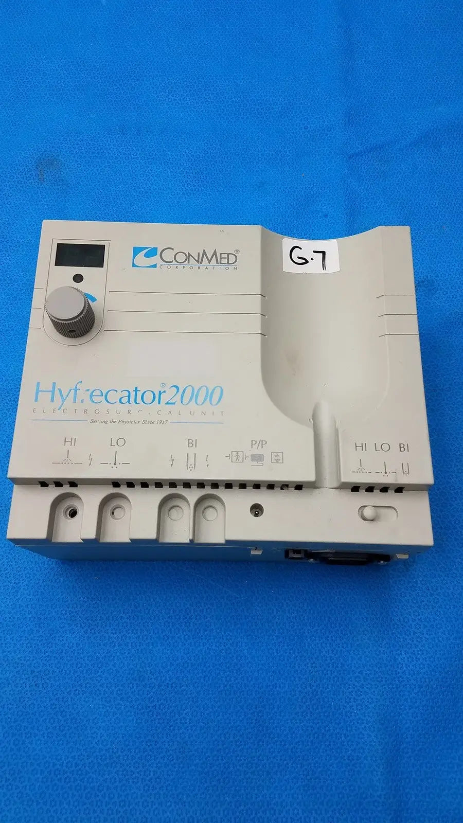 Reuse Medical ConMed Hyfrecator 2000 High Frequency Equipment Medical Cables & Cords, second-hand product photo 1
