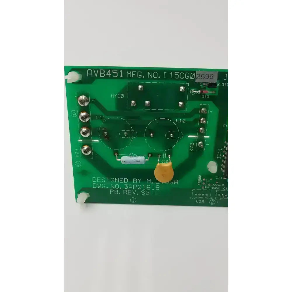 Generic Control Board, DWG NO 3AP01818, PB Rev S2, AVB451 MFG No 15CG02599 Control Board, second-hand product photo 12