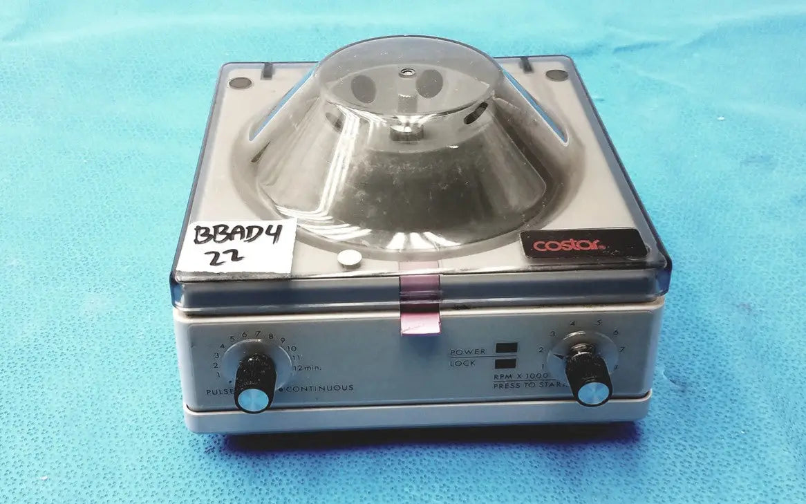 Reuse Medical Costar Mini Centrifuge 10 MVSS w/ Fixed Angle 6-Position Rotor Medical Cables & Cords, second-hand product photo 1