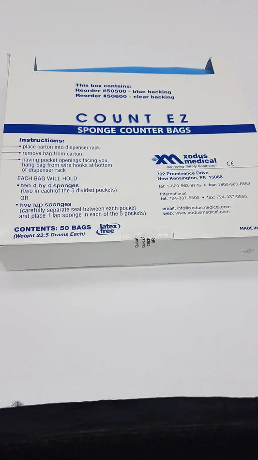 Reuse Medical Count EZ Sponge Counter Bags 50500 Other Medical & Lab Equipment, second-hand product photo 1