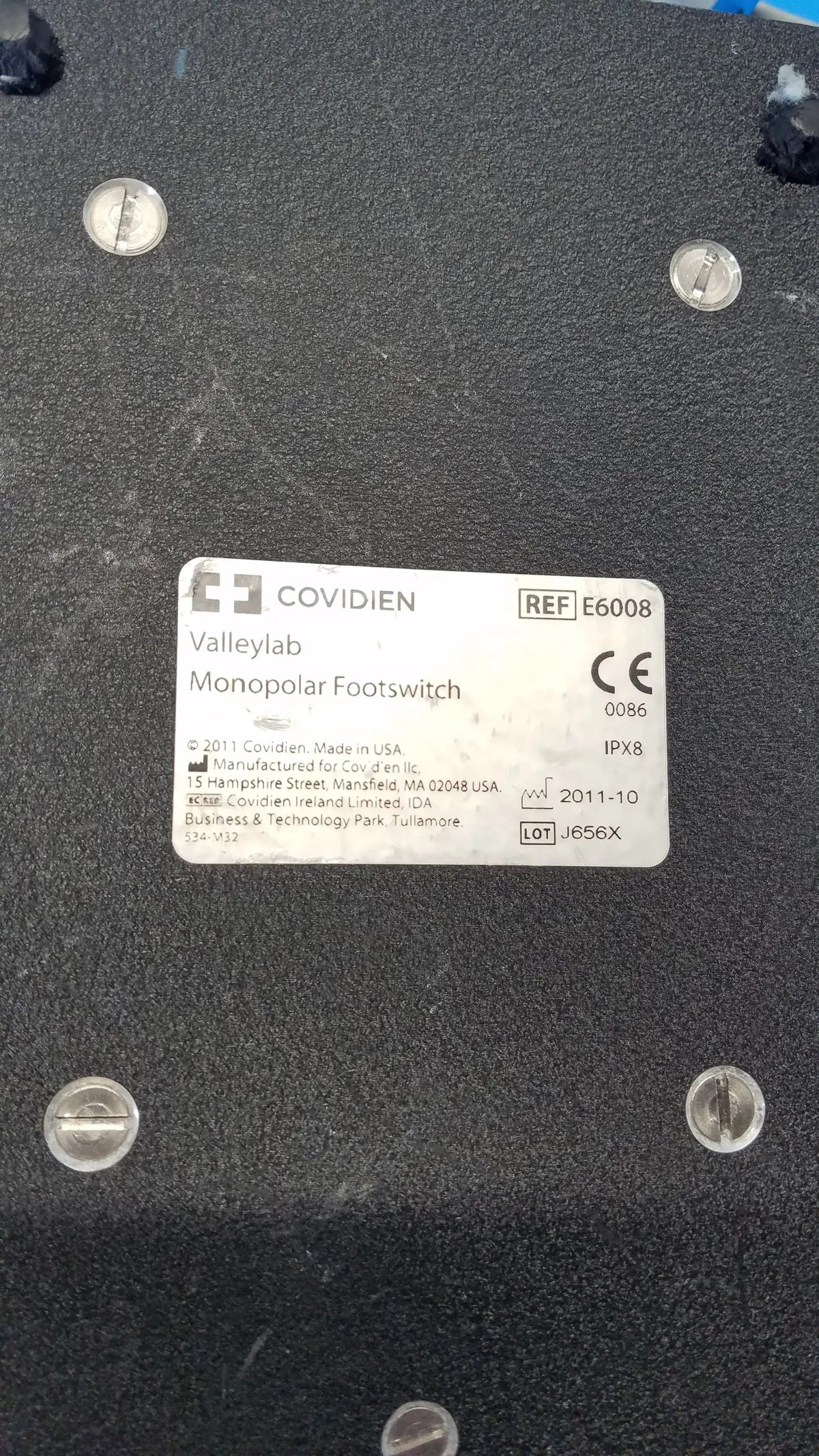 Covidien E6008 Valleylab Monopolar Footswitch - Monopolar Footswitch