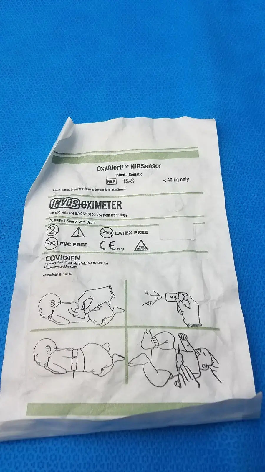 Covidien Infant Regional Saturation Sensor – 40 kg - used Oximetry Sensor, second-hand product photo 5
