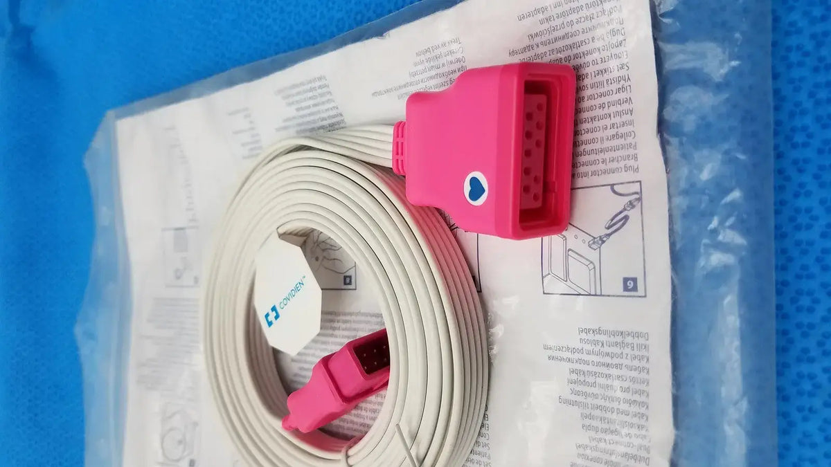 Covidien Kendall Disposable 5-Lead ECG Cable – Dual Connector – 2.7m (9') Disposable ECG Cable, second-hand product photo 4