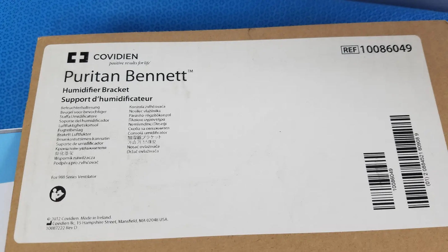 Reuse Medical COVIDIEN Puritan Bennett Humidifier Bracket REF 10086049 Other Medical & Lab Equipment, second-hand product photo 1