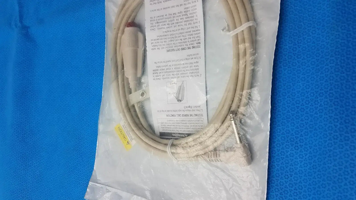 Crest Healthcare 7700B-12 Call Cord – 1/4" Plug – 12ft – Beige – Single Patient Nurse Call Cord, second-hand product photo 5