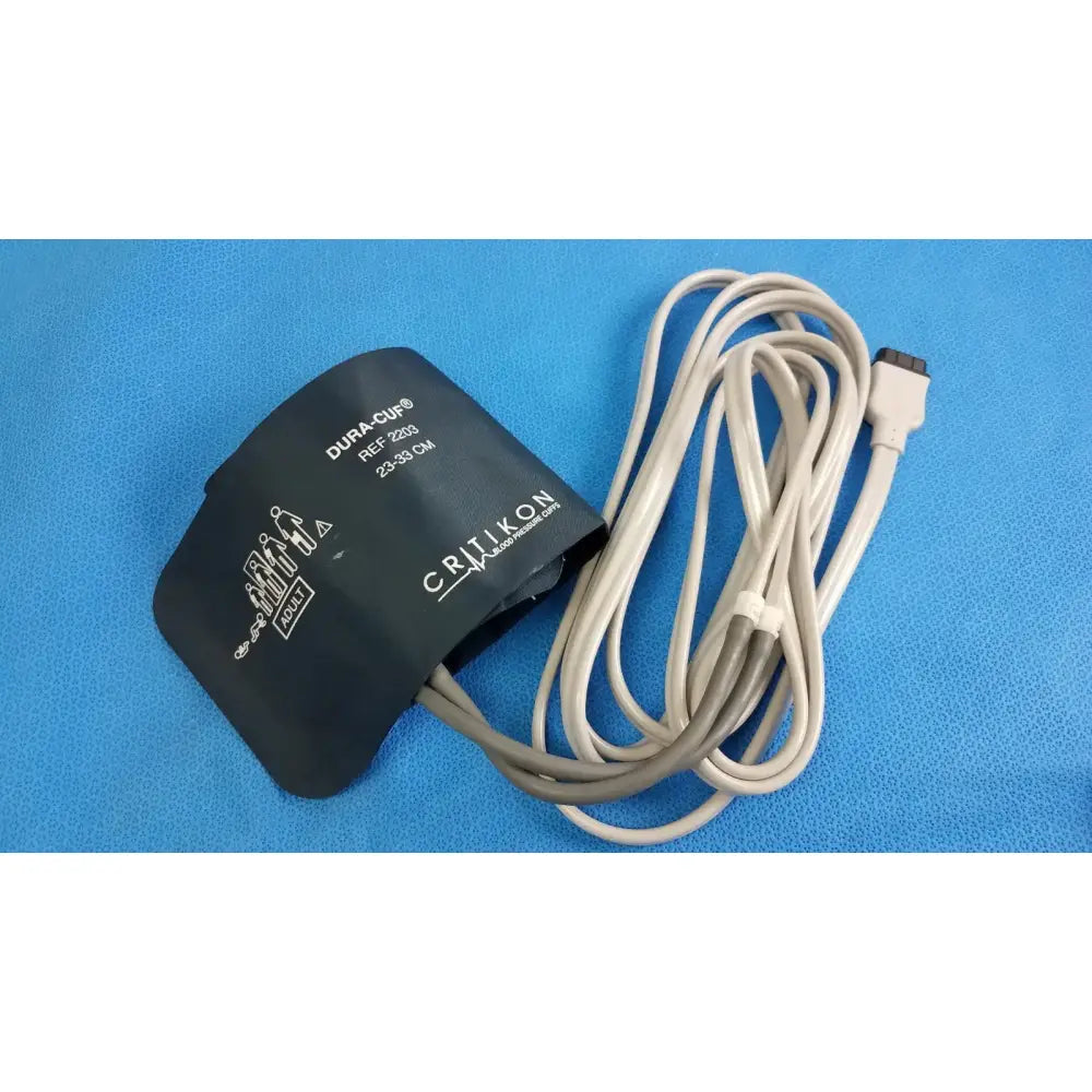 Reuse Medical Critikon 2277 Dura-Cuf Adult Blood Pressure Cuff 23–33cm Blood Pressure Cuffs & Hoses, second-hand product photo 1