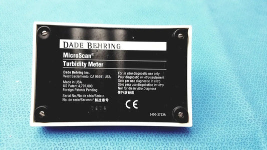 Dade Behring MicroScan Turbidity Meter for Laboratory Microbiology Analysis Turbidity Meter, as-is (for parts) product photo 2