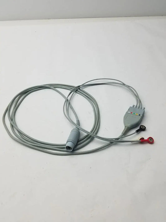 Datascope 0012-00-1261-02 and 0012-00-1255-01 5-Lead ECG Trunk Cable & Leadwires ECG Trunk Cable & Leadwires, second-hand product photo 2