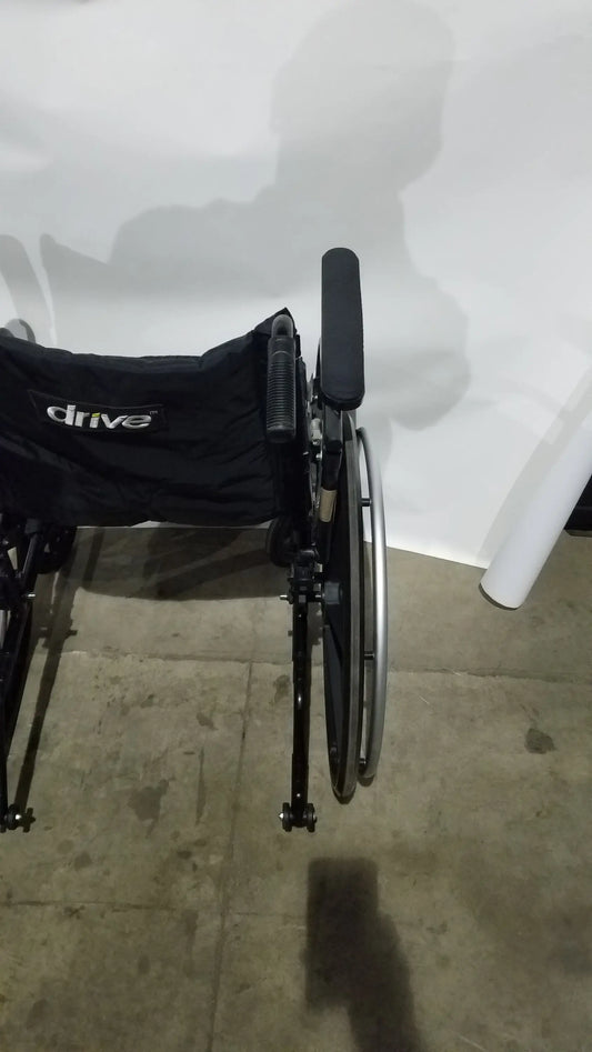 Reuse Medical Equipment Drive Medical Folding Manual Wheelchair - Black Comfort Seat Wheelchairs, second-hand product photo 2