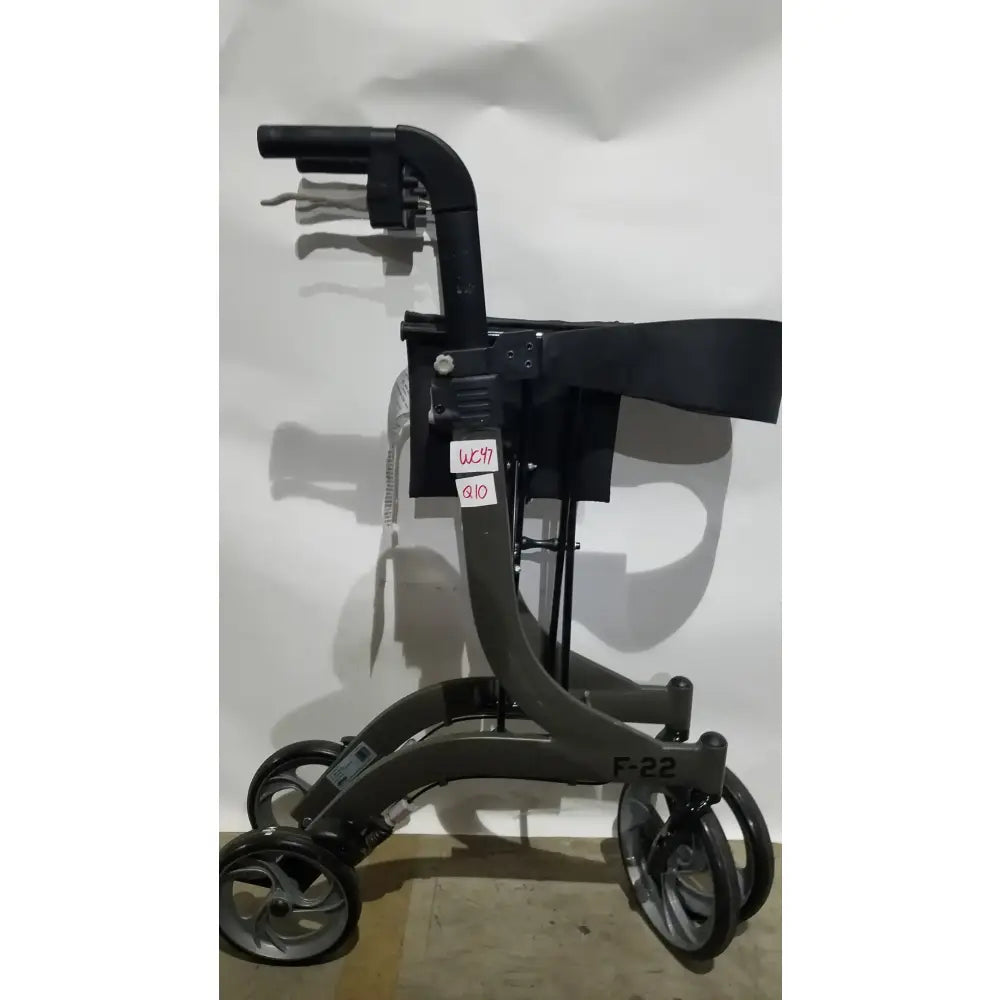 Reuse Medical Equipment Drive Medical Nitro Folding Rollator Walker - Black Frame with Padded Seat Walkers, second-hand product photo 21