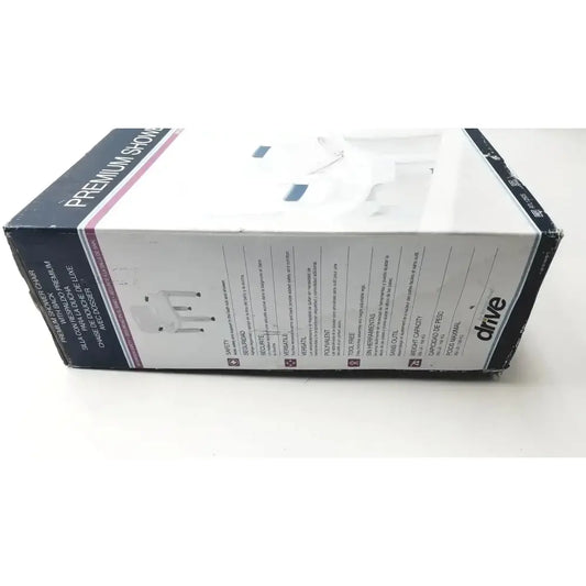 Drive Medical Premium Series Shower Chair with Back and Arms - NEW OPEN BOX Shower Chair, new product photo 2