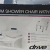 Drive Medical Premium Series Shower Chair with Back and Arms - NEW OPEN BOX