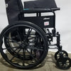 Drive Medical Silver Sport 2 Folding Wheelchair Lightweight Black Seat