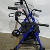 Drive Medical Steel Folding Rollator Walker with Seat