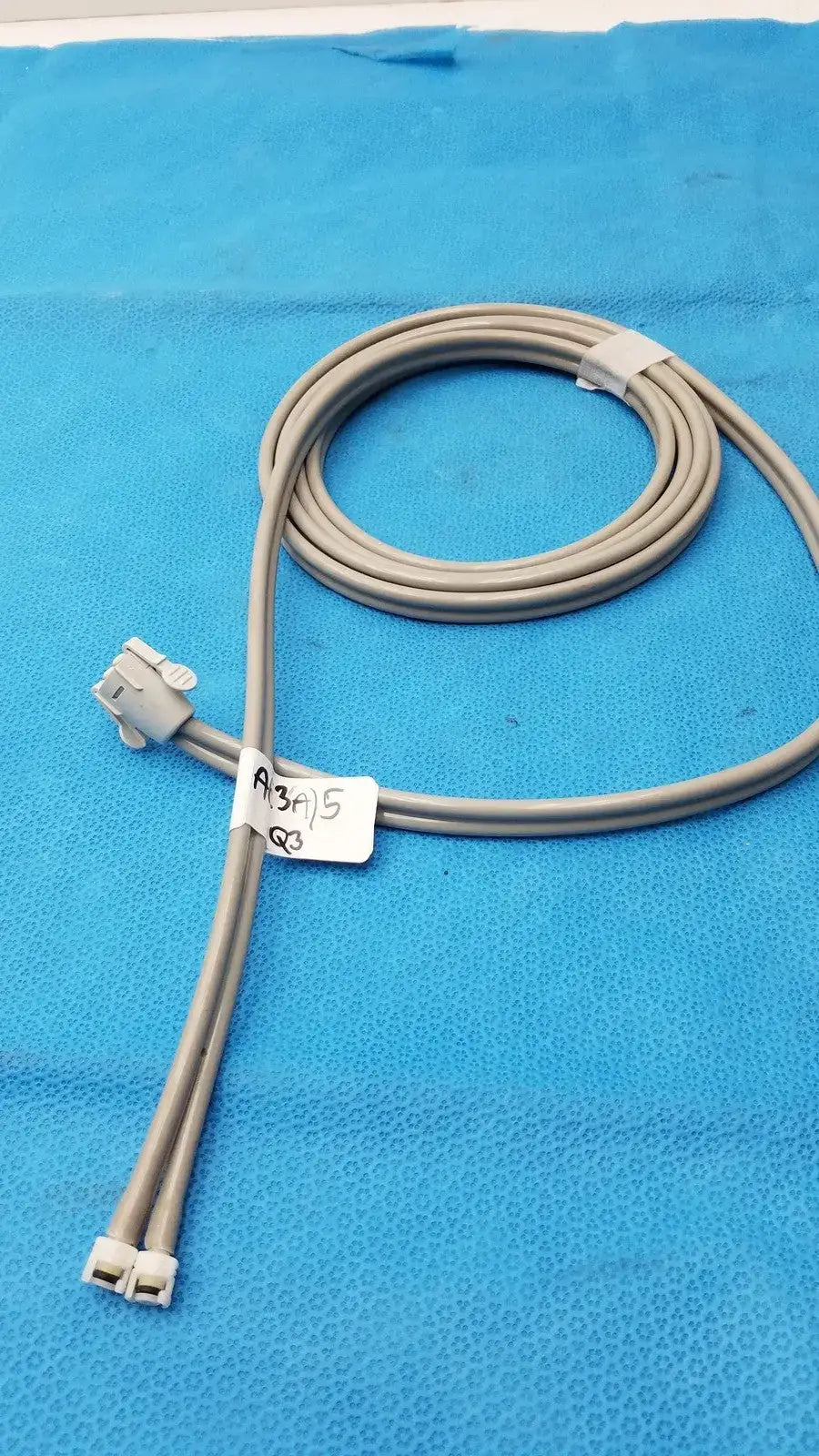 Reuse Medical Dual Tube Blood Pressure Hose NIBP Interconnect Cable Blood Pressure Monitoring, second-hand product photo 1