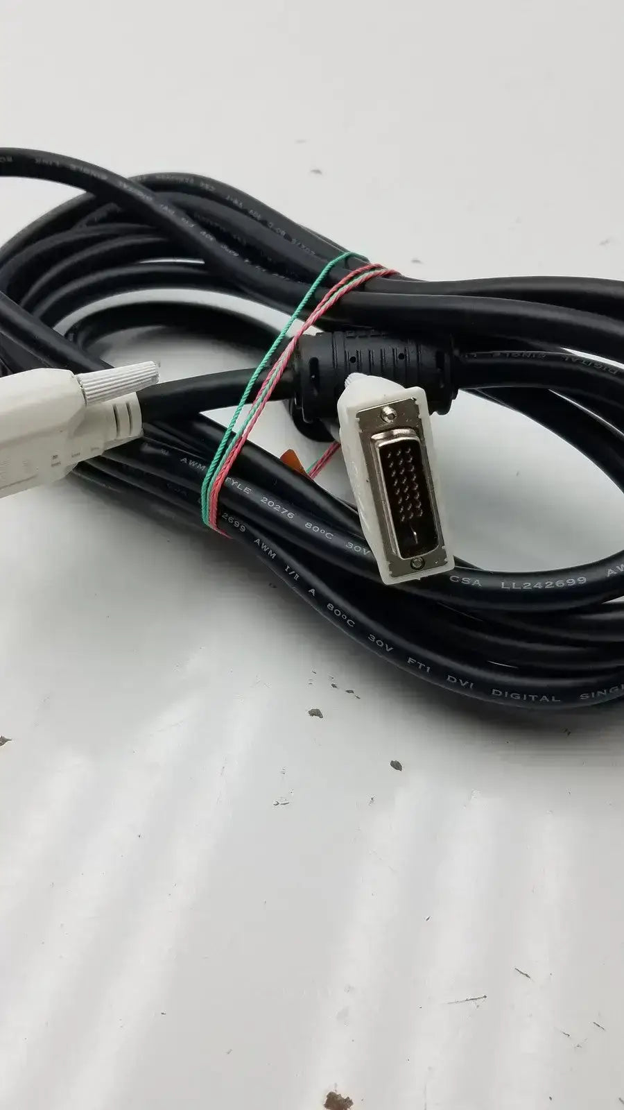 Generic DVI to DVI Digital Dual link (24+1pin) Cable Male to Male DVI-D Cable, second-hand product photo 3