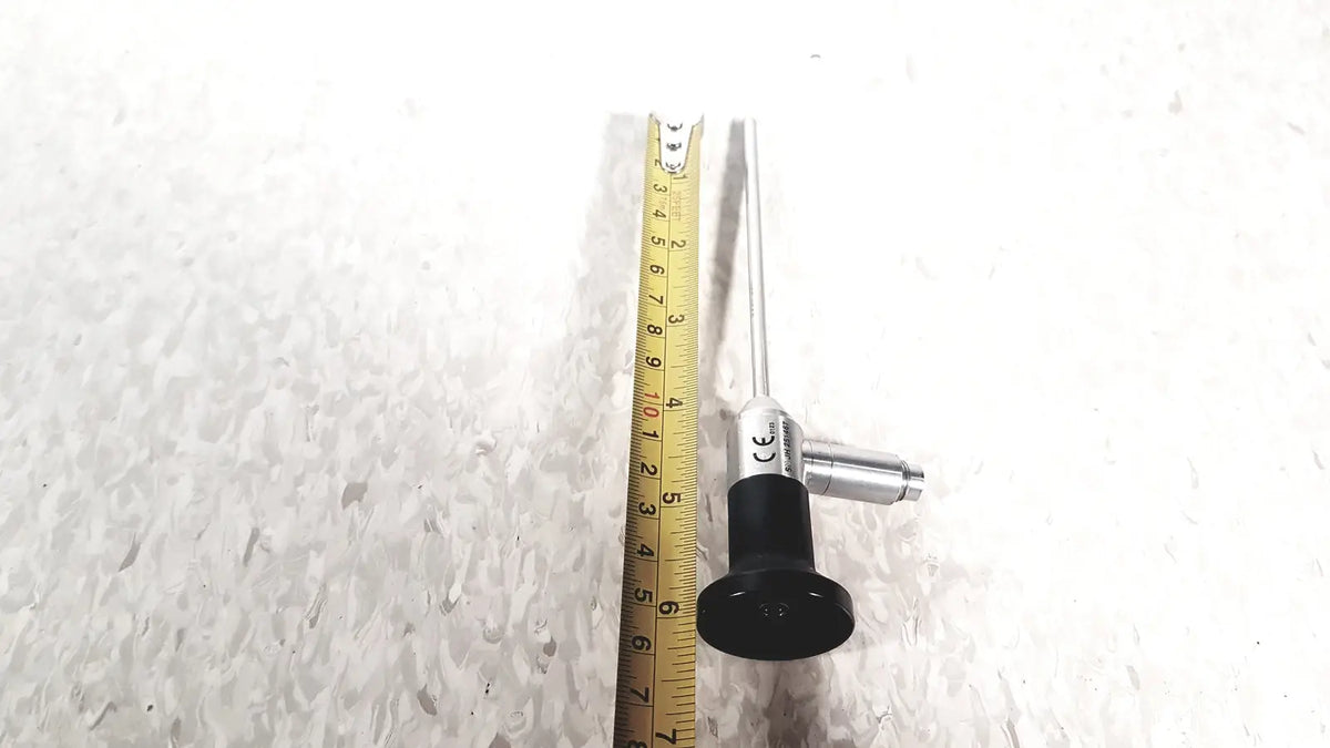 Silver dyonics 30 degree JH 251467 medical endoscope with black ergonomic handle and CE mark for reuse medical applications