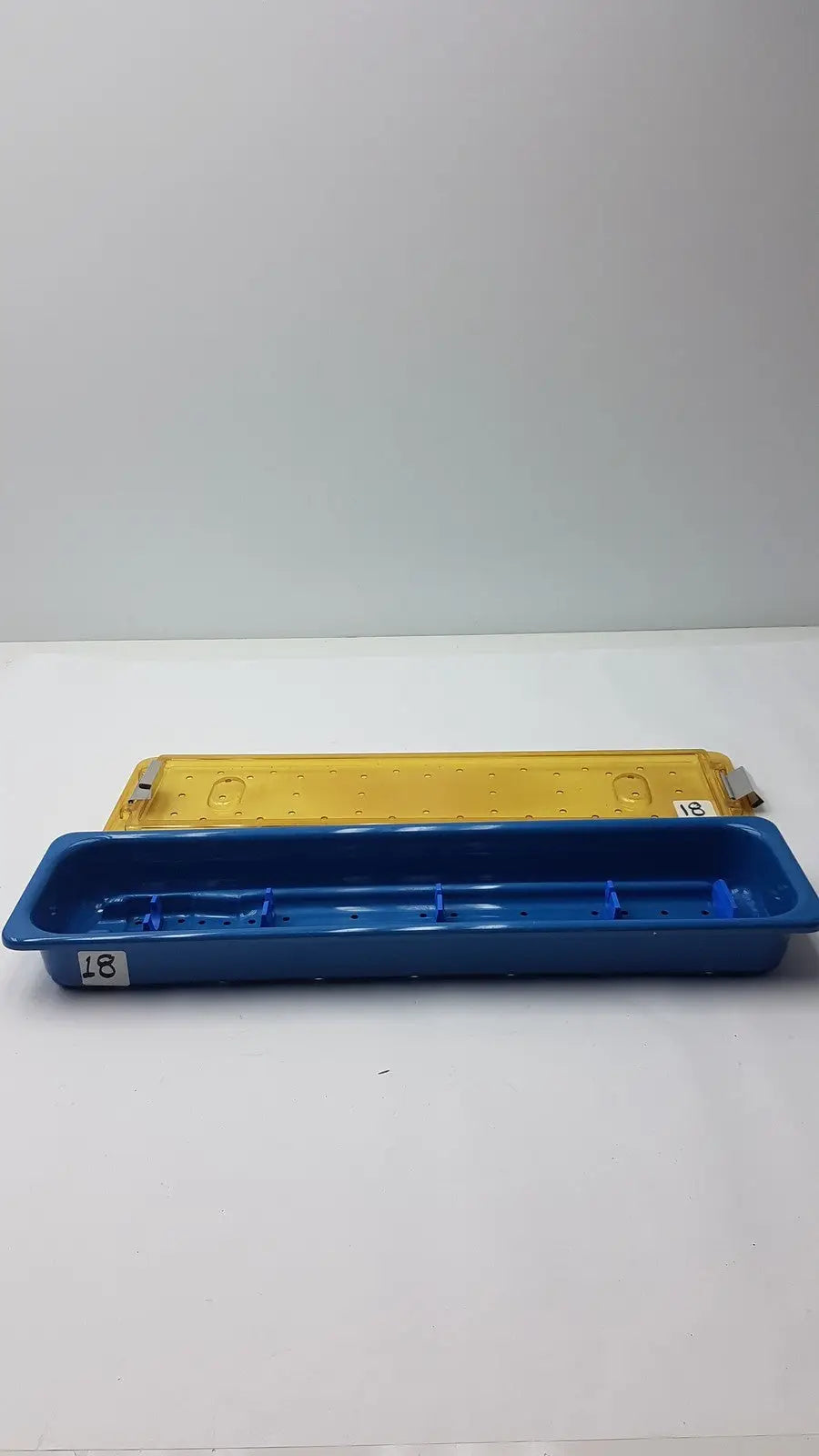 Reuse Medical Dyonics Video System Sterilization Soaking Tray CASE Sterilization Trays & Cases, second-hand product photo 1