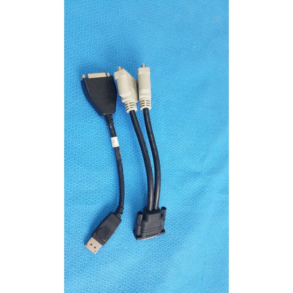 Reuse Medical E119932 DMS-59 Male To Dual DVI Female Splitter Adapter Cable - Lot of 2 Medical Cables & Cords, second-hand product photo 1