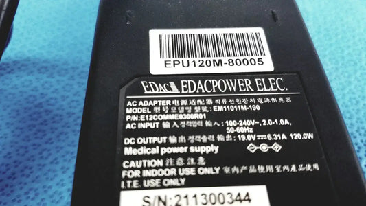 EDACPOWER ELEC EM110111M-190 Adapter Power Supply AC Adapter Power Supply, second-hand product photo 2
