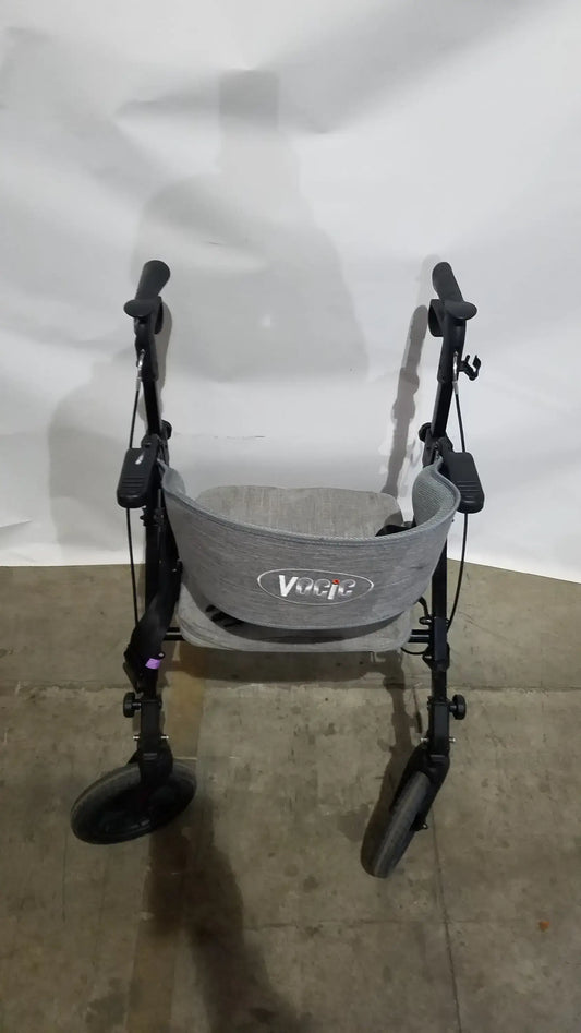 Reuse Medical Equipment ELENKER 2-in-1 Folding Rollator Walker & Transport Chair - SILVER Mobility Seat Walkers, second-hand product photo 2
