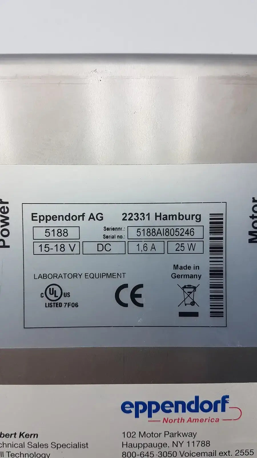 Eppendorf 5188 Transferman NK2 Joystick Medical Equipment Part, second-hand product photo 8