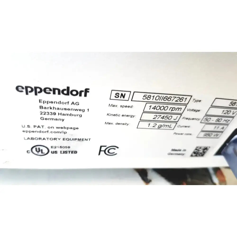 Eppendorf Centrifuge 5810 Centrifuge, second-hand product photo 13