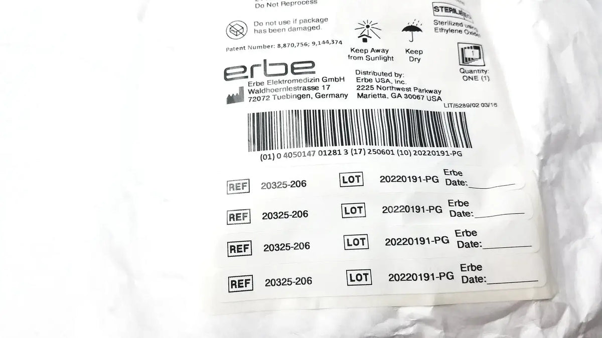 ERBEFLO CleverCap Hybrid CO2 Tubing/Cap Set 20325-206 Insufflation CO2 Tubing/Cap Set, second-hand product photo 11